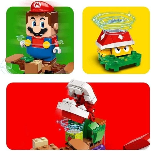 LEGO Super Mario Set d’Extension Défi Inattendu des Plantes Piranha 71382 267 pièces