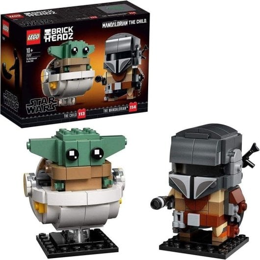 LEGO BrickHeadz Star Wars Der Mandalorianer und das Kind 75317 295 Teile