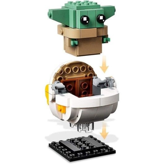 LEGO BrickHeadz Star Wars Der Mandalorianer und das Kind 75317 295 Teile