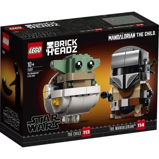 LEGO BrickHeadz Star Wars Der Mandalorianer und das Kind 75317 295 Teile