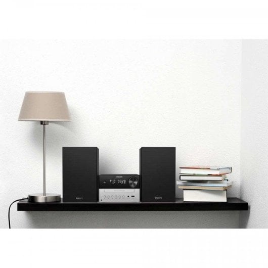 Micro Sistema Philips TAM3205-12 18W RMS Bluetooth USB CD Clássico