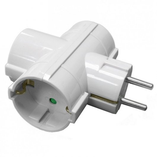 Maurer Adaptador Triplo Schuko