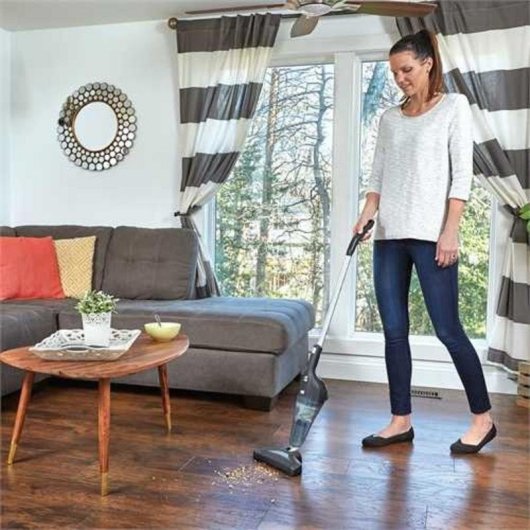 Aspirador sem Fio Black & Decker NSVA315J 120W 11min Capacidade 0.4L Acessórios