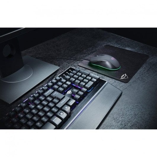 Souris Trust GXT 930 Jacx USB 6400DPI Noir RGB 6 Boutons