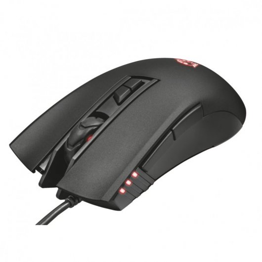 Trust GXT 121 Zeebo Ratón Gaming 3200 DPI Negro