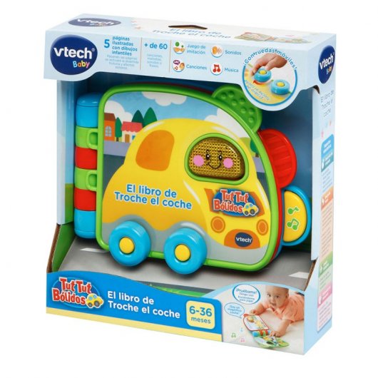 VTech Tut Tut Bólidos Libro Troche el Coche