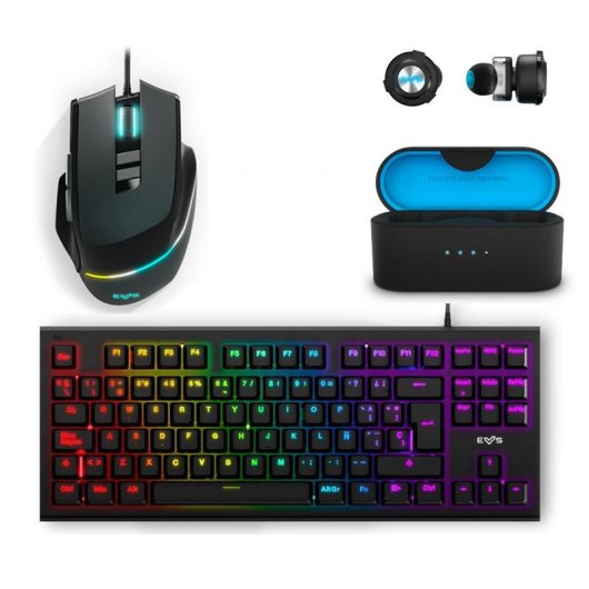 Energy Sistem Pack Gaming Teclado ESG K6 Mechanik + Rato ESG M5 Triforce + Auriculares ESG 6