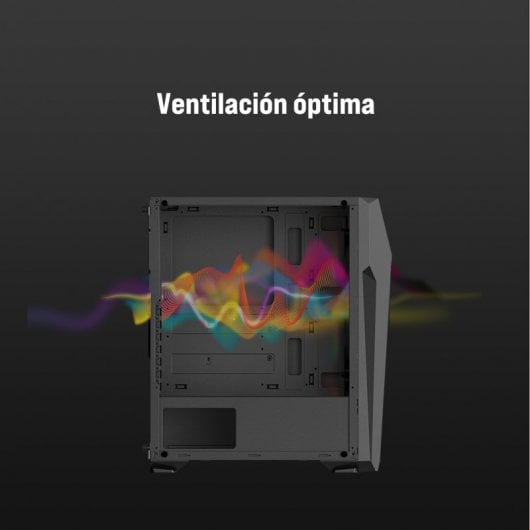 Tempest Vapor RGB Torre ATX Negra