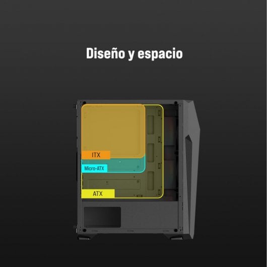 Tempest Vapor RGB Torre ATX Negra