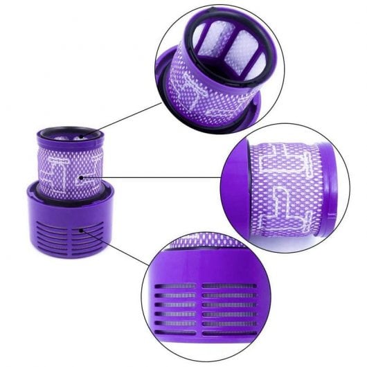 Pack 3 Filtros Laváveis de Substituição para Aspirador Dyson V10
