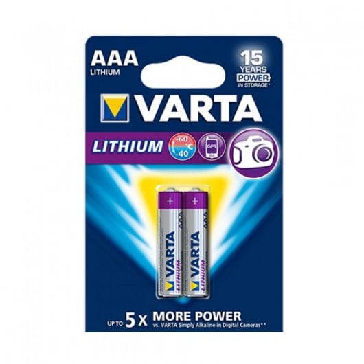 Varta Ultra Lithium Pilas AAA LR03 2 Unidades
