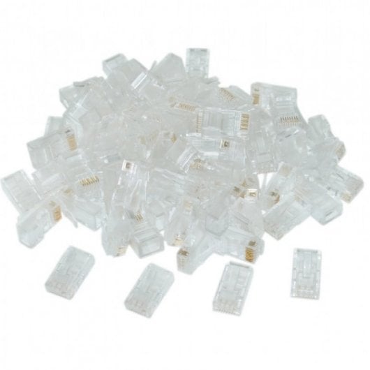 Conector RJ45 8P8C CAT6 100 unidades