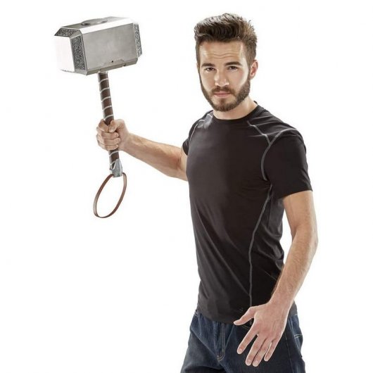 Hasbro Marvel Legend Series Réplica Electrónica Martillo Mjolnir de Thor 50cm