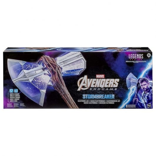 Hasbro Marvel Legend Series Réplica Hacha Electrónica Stormbreaker Thor Vendadores Endgame