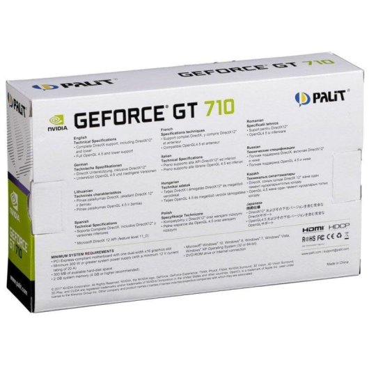 Grafikkarte Palit GeForce GT 710 2GB GDDR3