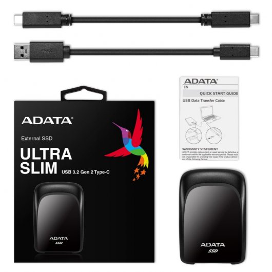 Adata SC680 2.5" SSD 480GB USB-C Negro