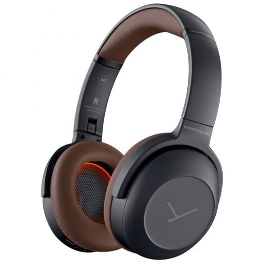 Beyerdynamic Lagoon ANC Explorer Auriculares Bluetooth con Cancelación Activa de Ruido Gris/Marrón