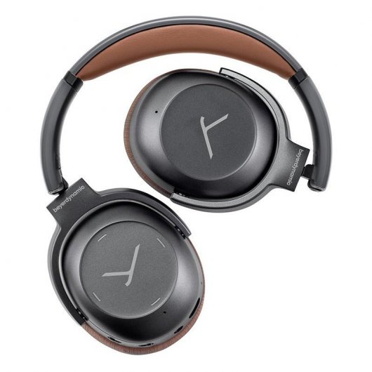 Beyerdynamic Lagoon ANC Explorer Auriculares Bluetooth con Cancelación Activa de Ruido Gris/Marrón