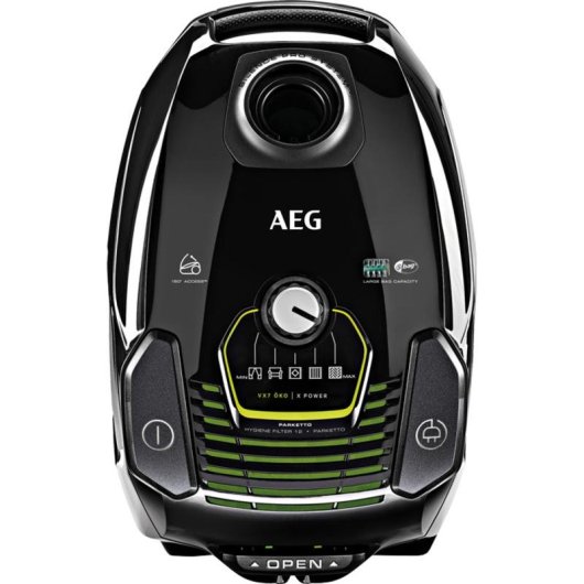 AEG VX7-2-ECO Aspirador con Bolsa 650W Negro