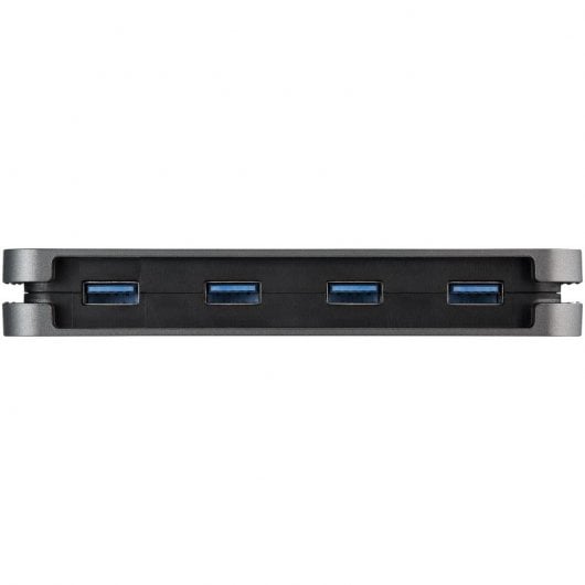 StarTech.com HB30AM4AB Schnittstellen-Hub USB 3.2 Gen 1 (3.1 Gen 1) Type-A 5000 Mbit/s Schwarz, Grau
