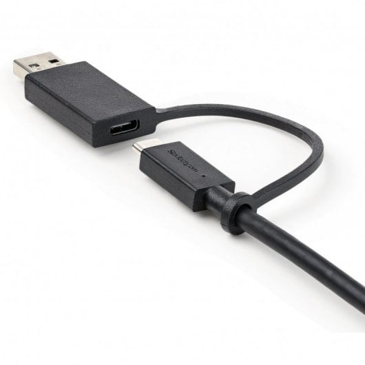 StarTech Cable USB-C con Adaptador USB-A Macho/Macho 1m Negro