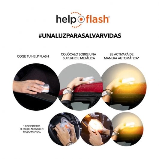 Help Flash V2.0 Pack 2 Dispositivo de Señalización V16 Homologado DGT