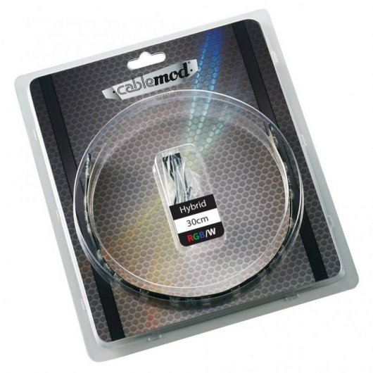 Bande LED hybride CableMod WideBeam RVB/W 30 cm