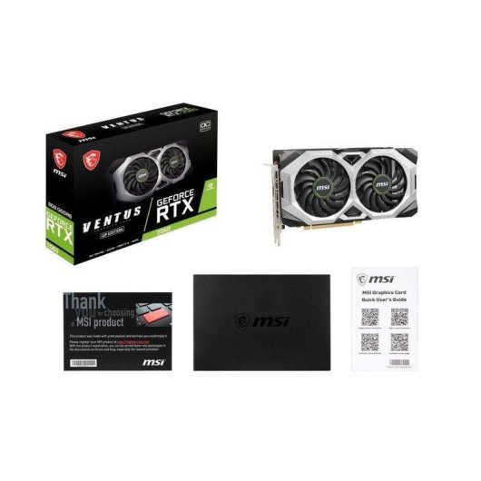 Grafikkarte MSI GeForce RTX 2060 VENTUS GP OC 6GB GDDR6