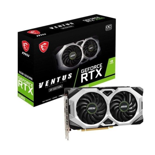 Grafikkarte MSI GeForce RTX 2060 VENTUS GP OC 6GB GDDR6