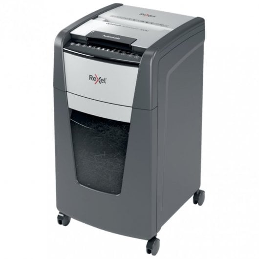 Rexel AutoFeed+ 300M Aktenvernichter Mikrogeschnittene Zerkleinerung 55 dB 23 cm Schwarz, Grau