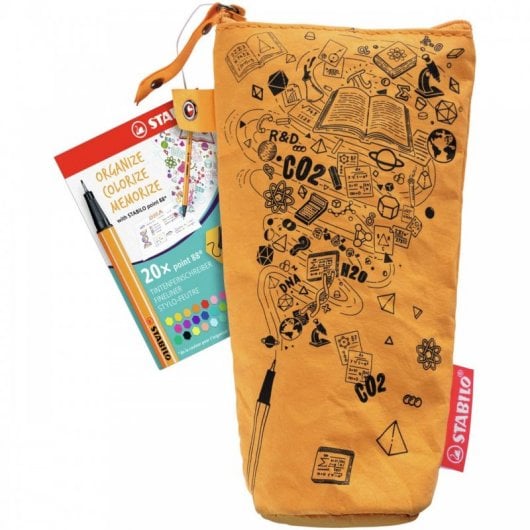 STABILO Point 88 Etui mit 20 Markern mit feiner Spitze, verschiedene Farben