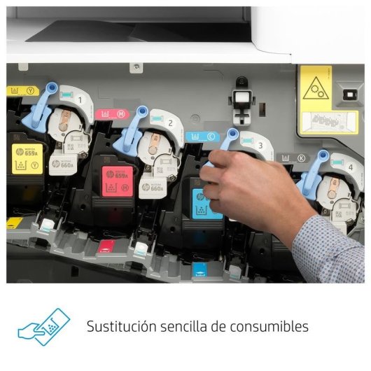 Multifunktion HP LaserJet Enterprise MFP M776dn Laser Farbe Ethernet Touchscreen