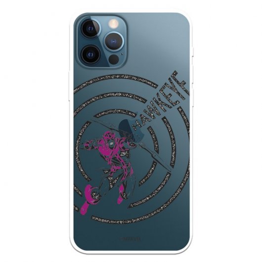 Funda Oficial de Marvel Hawkeye Diana Transparente para iPhone 12