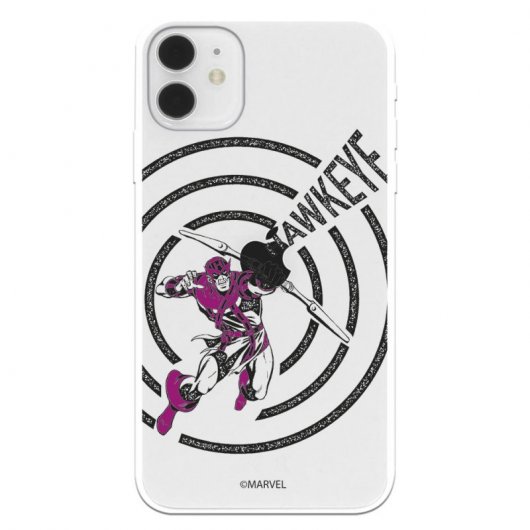 Funda Oficial de Marvel Hawkeye Diana Transparente para iPhone 11