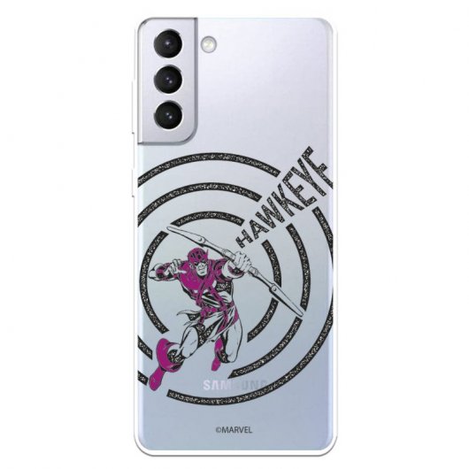 Funda Oficial de Marvel Hawkeye Diana Transparente Marvel para Samsung Galaxy S21 Plus