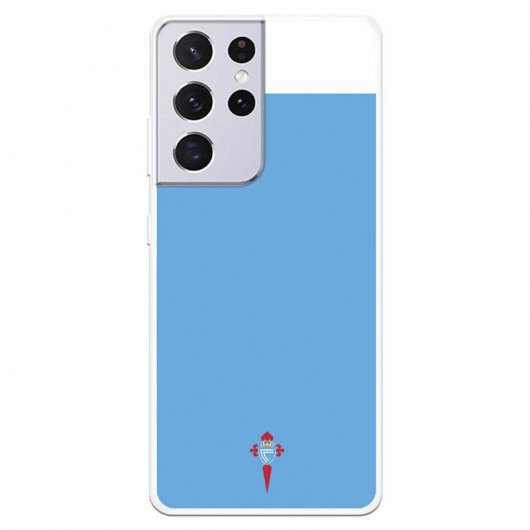 Funda del Celta Celta Fondo Azul Licencia Oficial RC Celta para Samsung Galaxy S21 Ultra