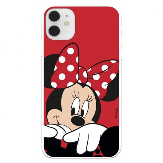 Coque Officielle Disney Minnie Fond Rouge Disney Classics pour iPhone 11