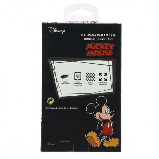 Funda Oficial de Disney Mickey y Minnie Beso Clásicos Disney para Samsung Galaxy S21 Ultra
