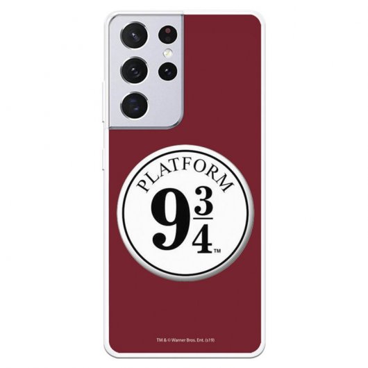 Funda Oficial de Harry Potter Andén 9 3/4 Harry Potter para Samsung Galaxy S21 Ultra