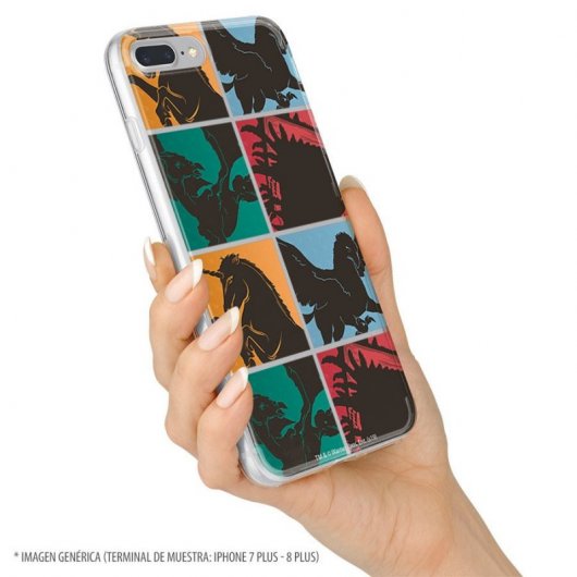 Funda Oficial de Harry Potter Criaturas Mágicas Harry Potter para Samsung Galaxy S21 Ultra