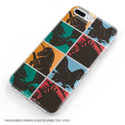 Funda Oficial de Harry Potter Criaturas Mágicas Harry Potter para Samsung Galaxy S21 Ultra
