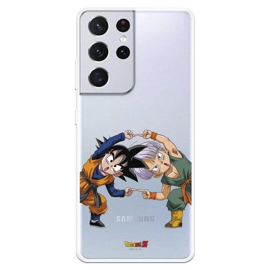 Funda Oficial de Dragon Ball Goten y Trunks Fusión Dragon Ball para Samsung Galaxy S21 Ultra