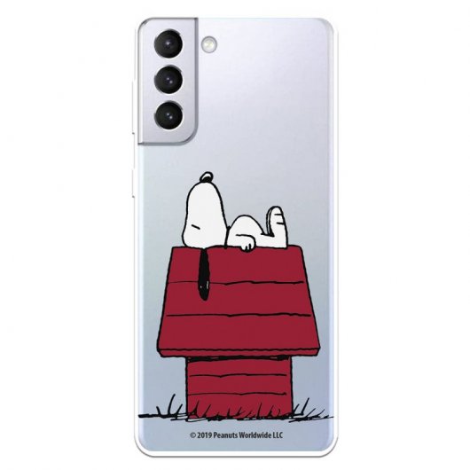 Funda Oficial de Peanuts Snoopy Casa Snoopy para Samsung Galaxy S21 Plus