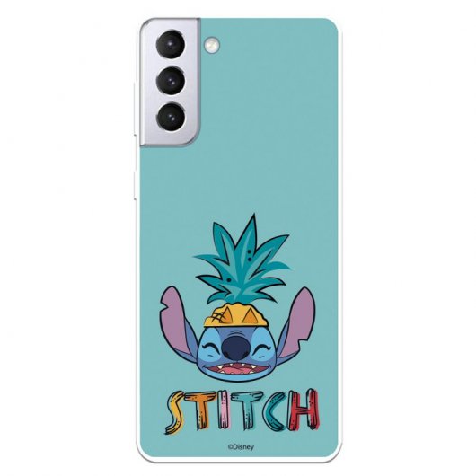 Funda Oficial de Disney Stitch Hawaiano Lilo y Stitch para Samsung Galaxy S21 Plus