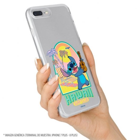 Funda Oficial de Disney Stitch Hawaii Surf Club Lilo y Stitch para Samsung Galaxy S21 Plus