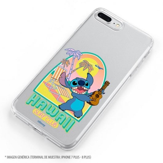 Funda Oficial de Disney Stitch Hawaii Surf Club Lilo y Stitch para Samsung Galaxy S21 Plus