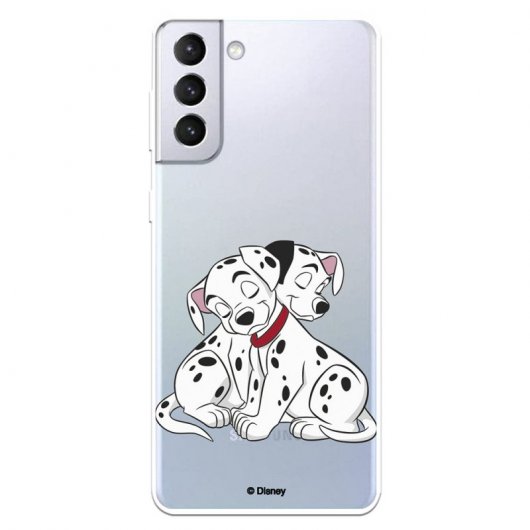 Funda Oficial de Disney Cachorros Abrazos 101 Dálmatas para Samsung Galaxy S21 Plus