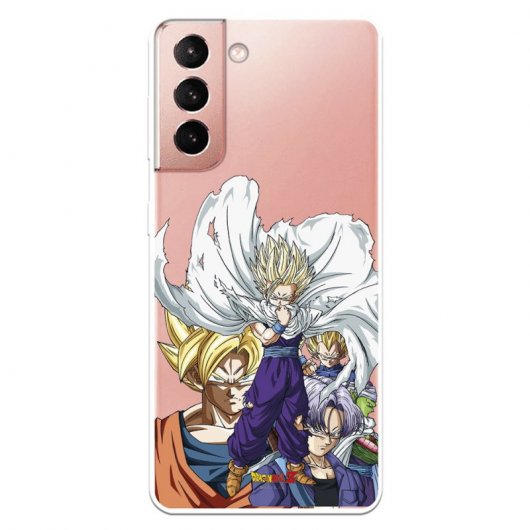 Funda Oficial de Dragon Ball Guerreros Saiyans para Samsung Galaxy S21