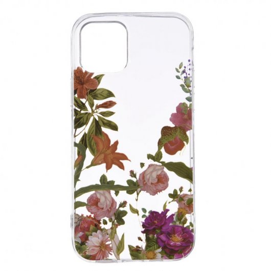 Funda Dibujo Estampado Floral para iPhone 12