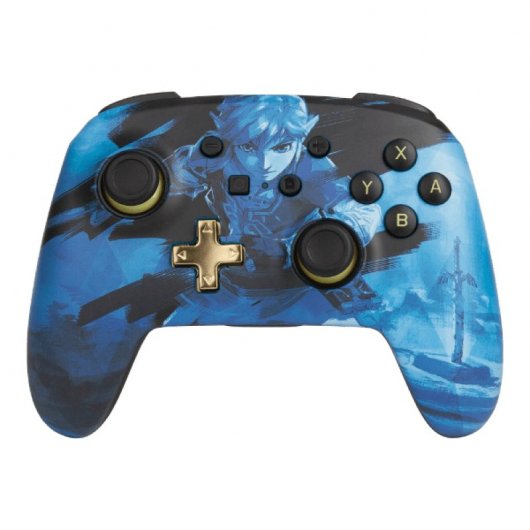 Power A Comando Sem Fios Melhorado Link Azul Zelda para Nintendo Switch